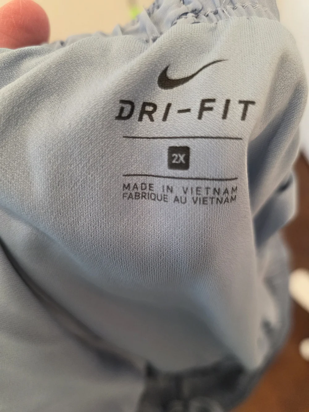 Nike Dri-FIT Light Blue Shorts 2X - Picture 4 of 4